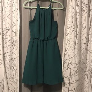 Teal/Green Dress